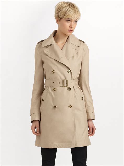 burberry trench coat double breasted|Burberry women's trench coat.